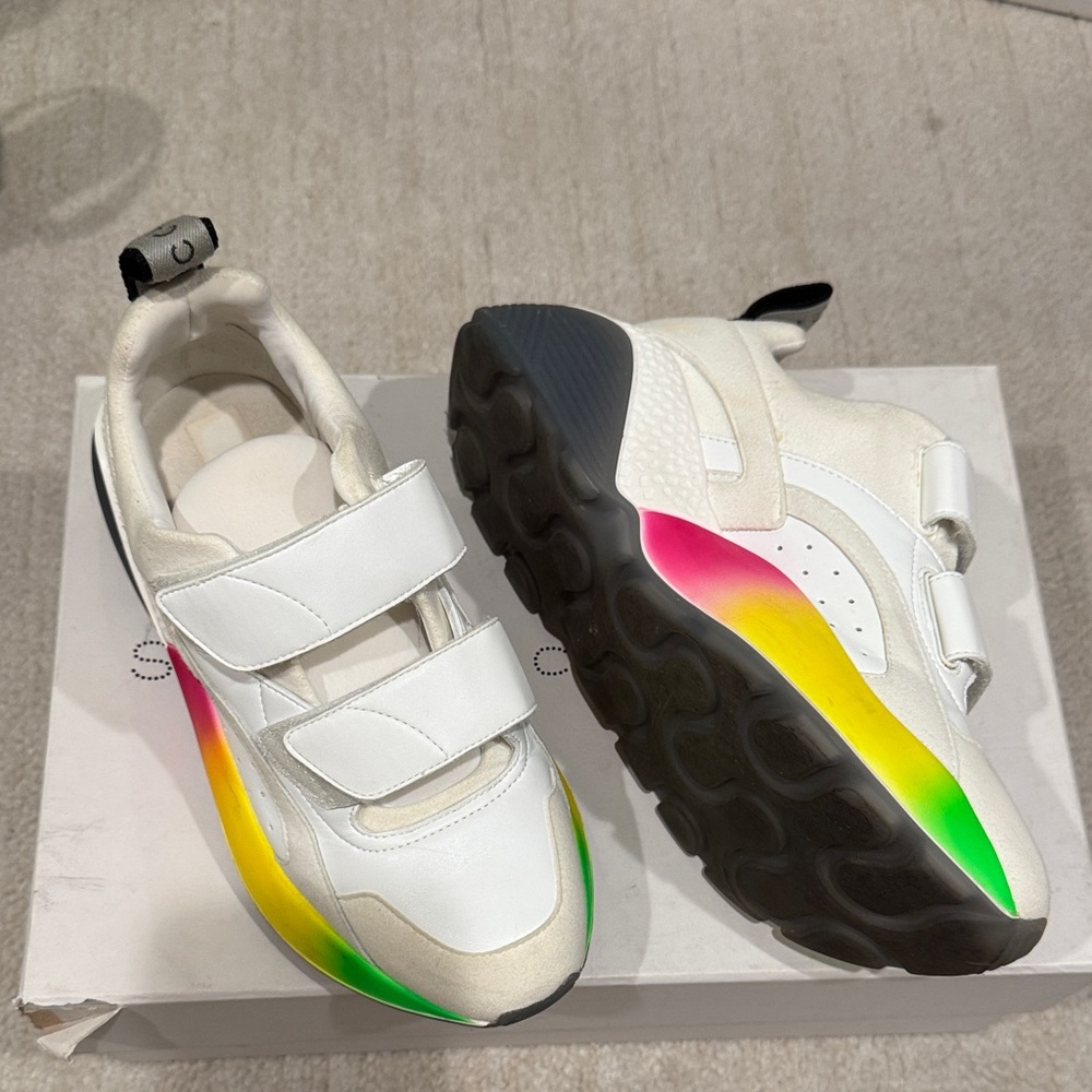 Stella McCartney Eclipyse rainbow sole sneakers